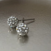 Stardust Whispers · Zircon Planet Stud Earrings